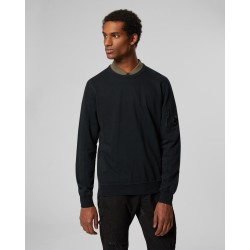 CP COMPANY Sweat-shirt à col ras du cou en molleton léger 